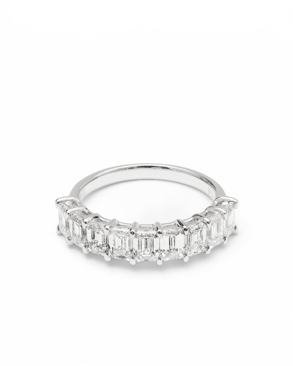 Eterna Half-Eternity Emerald-Cut Lab-Grown Diamond Band – 2.00ct