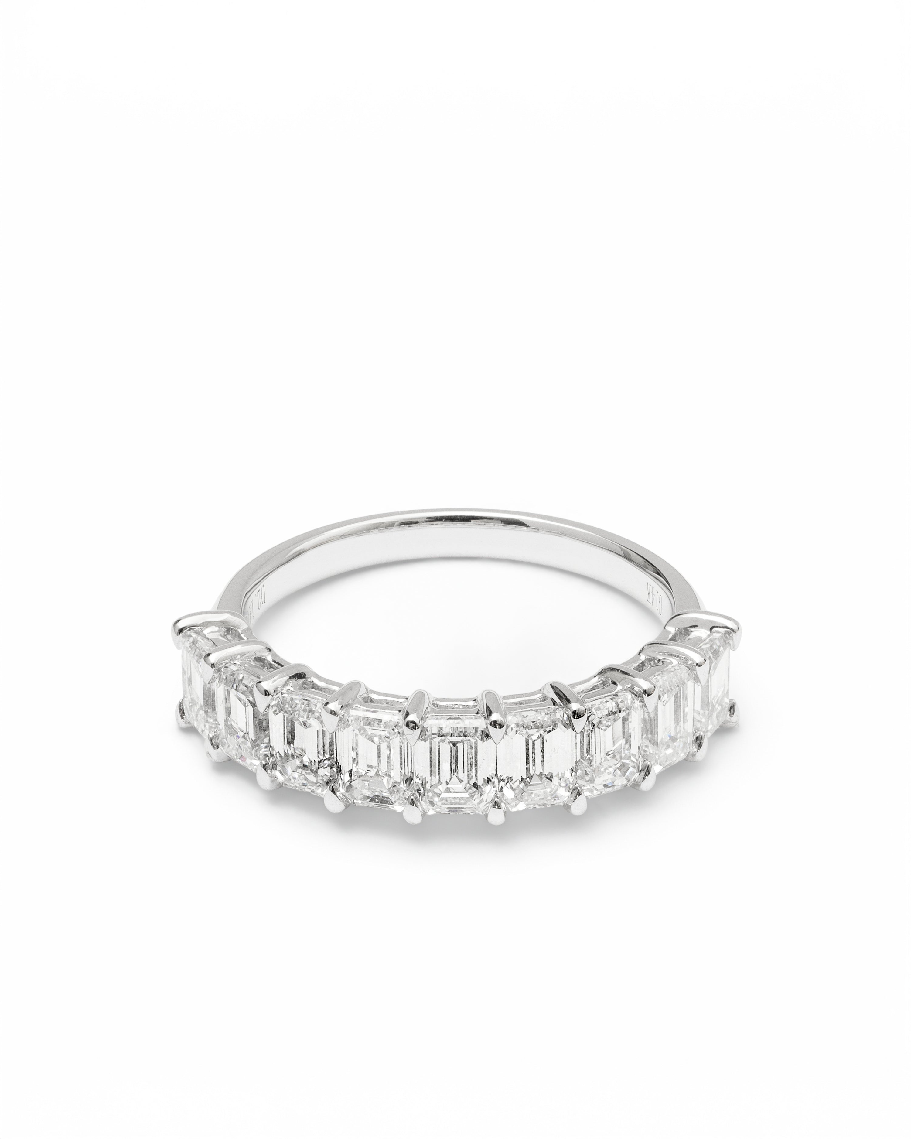 Eterna Half-Eternity Emerald-Cut Lab-Grown Diamond Band – 2.00ct
