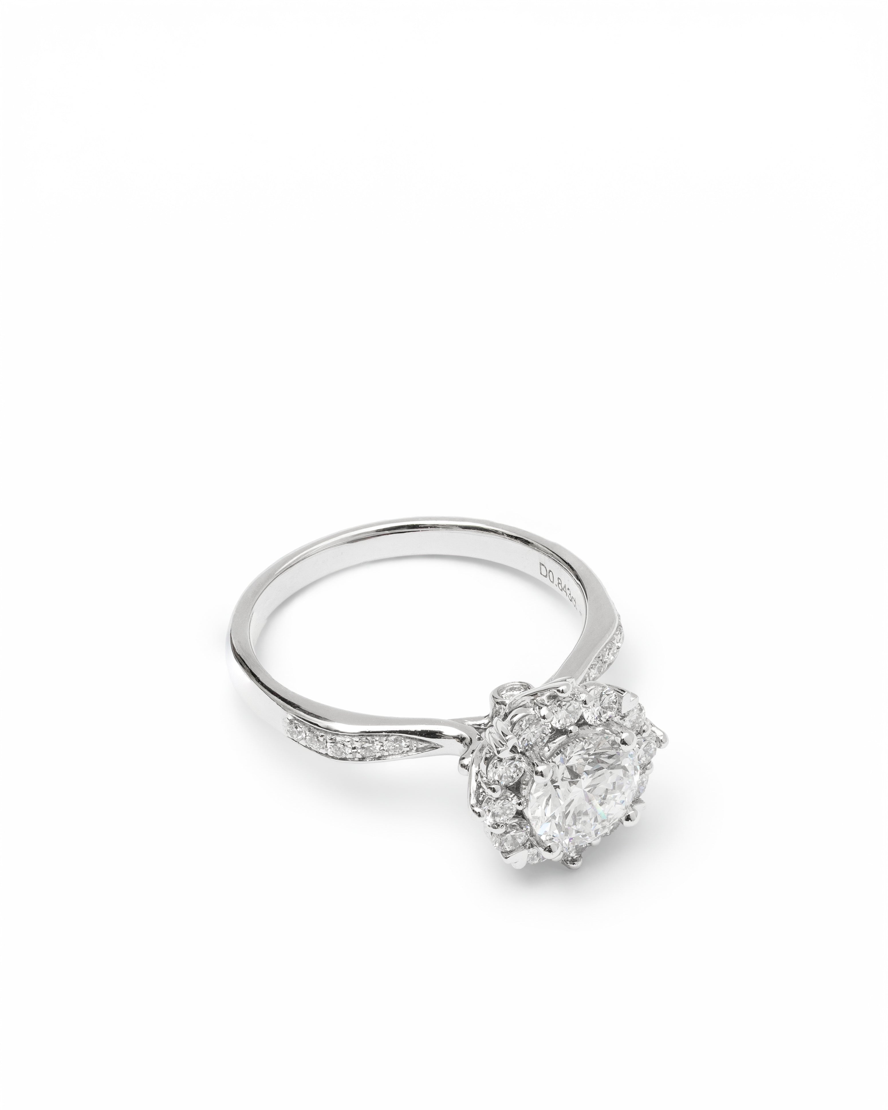Aurora Blossom Halo Ring