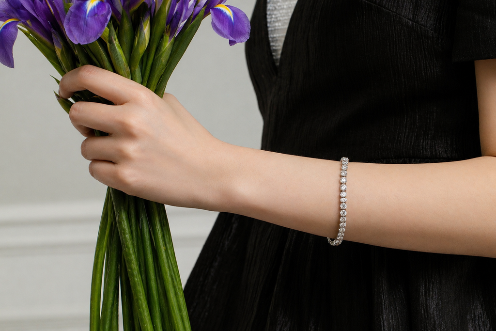 Celeste Tennis Bracelet
