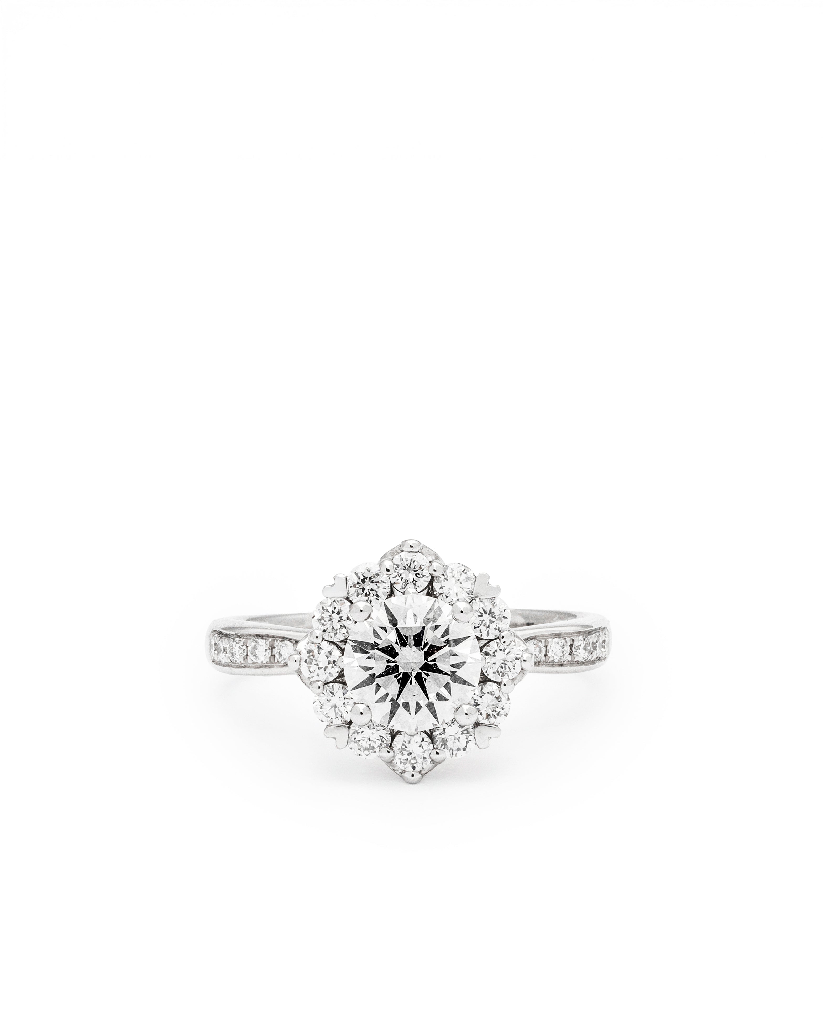 Aurora Blossom Halo Ring